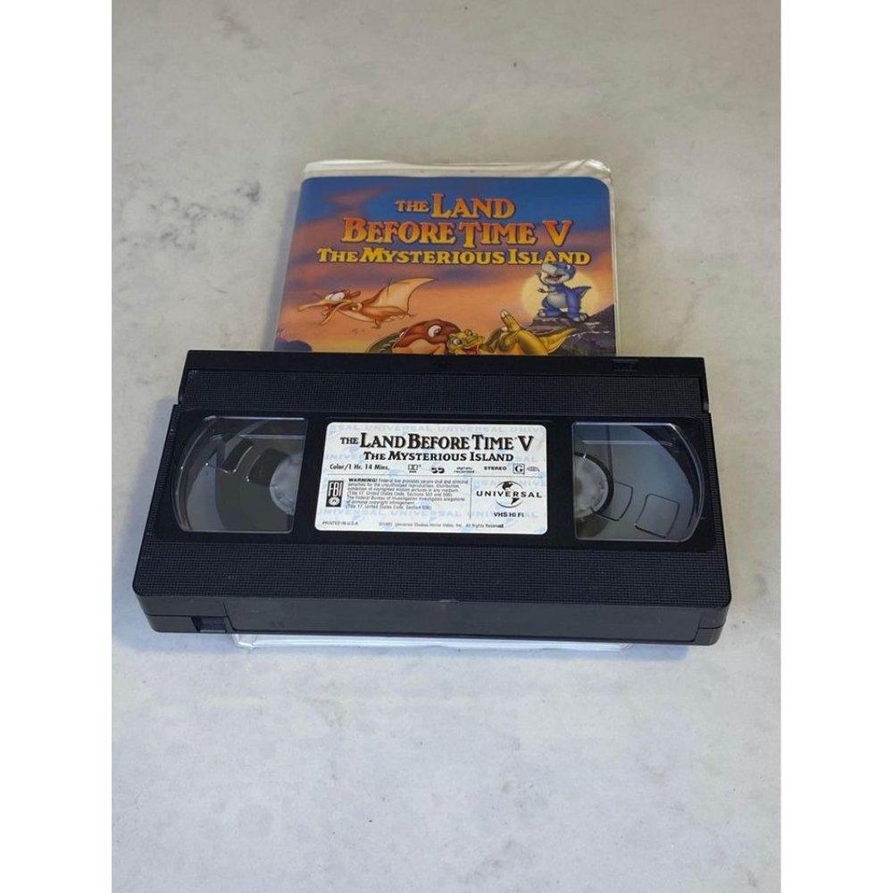 The Land Before Time V The Mysterious Island VHS